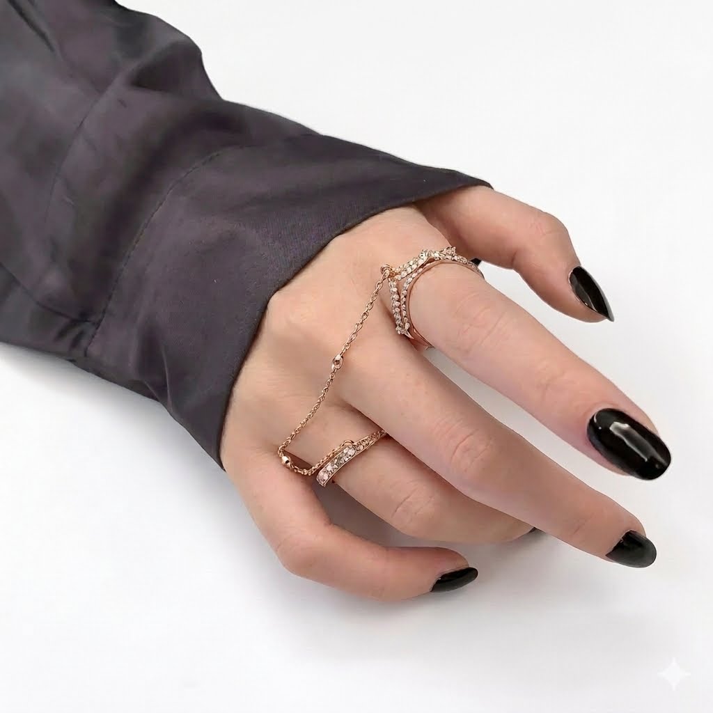 Ring Chain Adjustable Minimalist Finger Chain