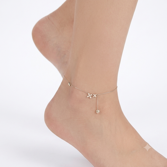 925 Sterling Silver Feet Chain