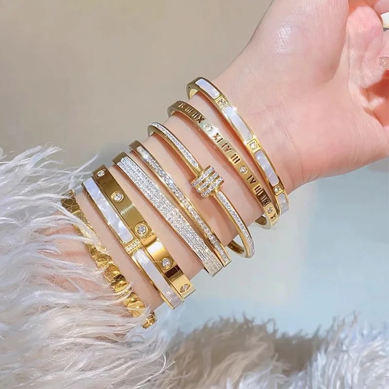 Gold Plated bangle jewelry