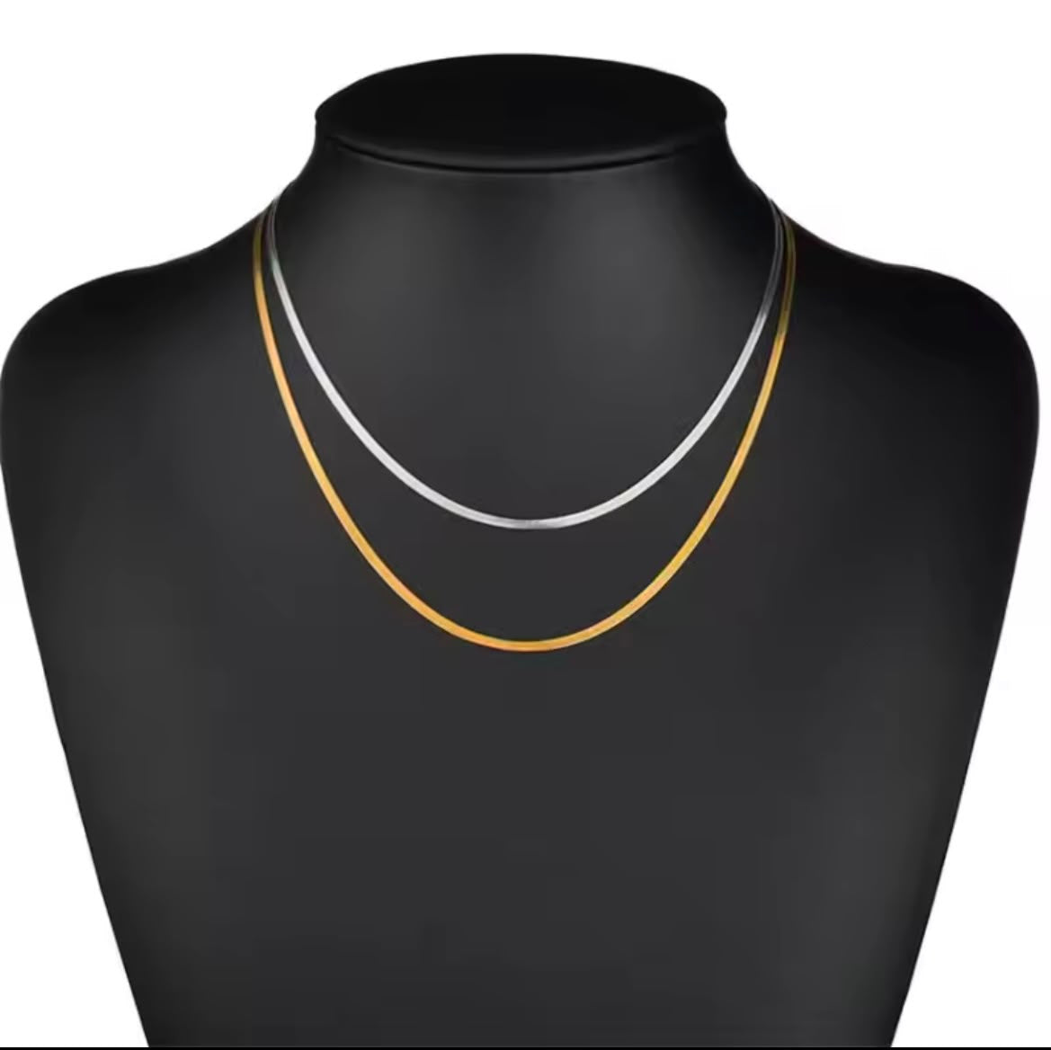 Chain Choker Necklace Stainless Steel