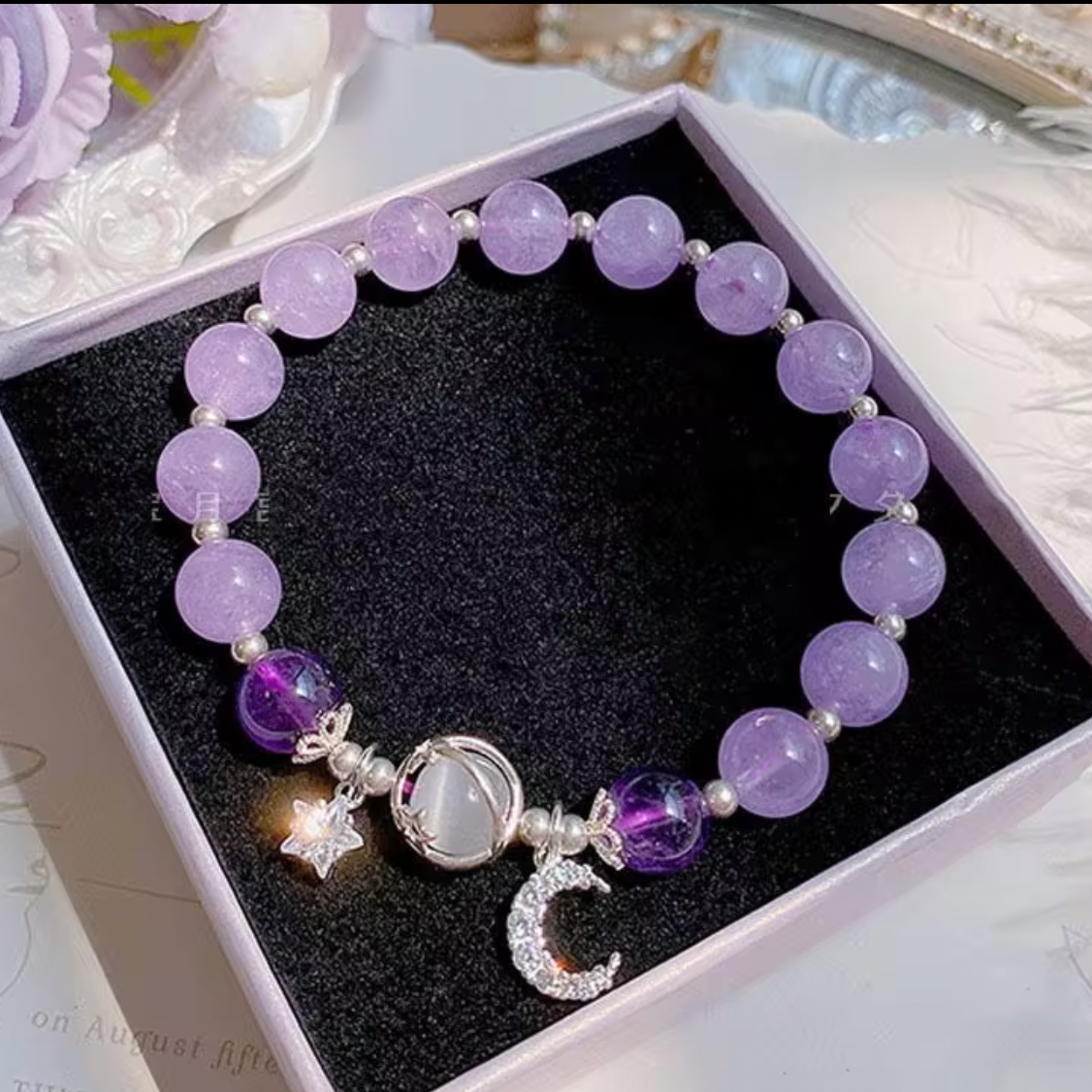 Crystal Colourful Glass Beads Bracelet