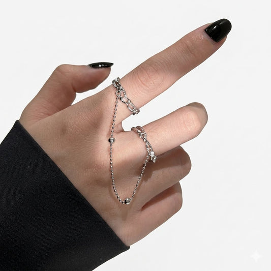 Ring Chain Adjustable Minimalist Finger Chain