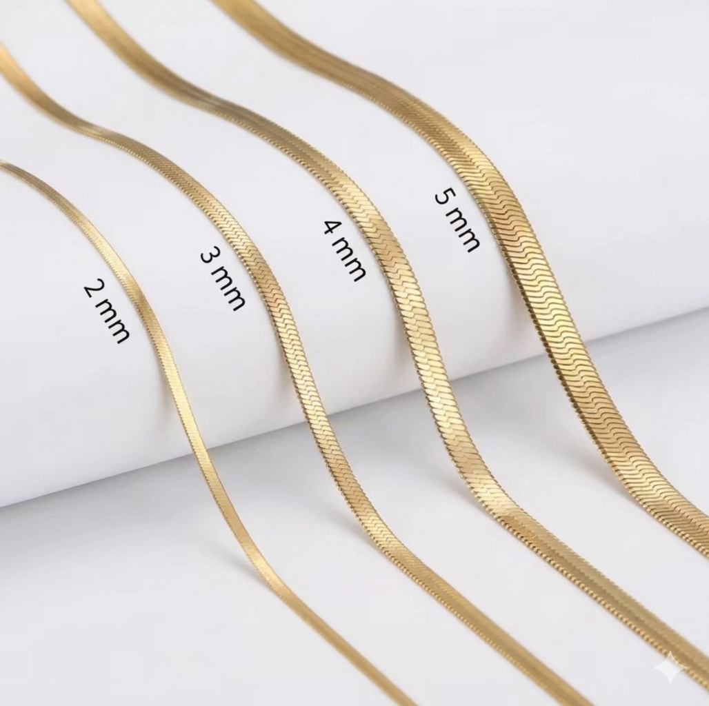 Chain Choker Necklace Stainless Steel