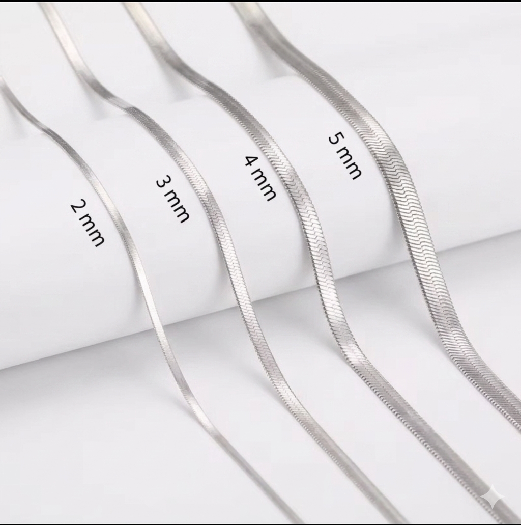 Chain Choker Necklace Stainless Steel