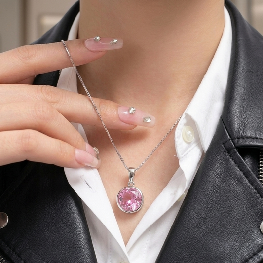 Elegant Crystal Pendant Necklace